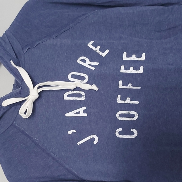 NWT Grayson Threads J' Adore Coffee pullover hoodie sz Medium - Picture 2 of 8